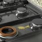 Cafe 48" Natural Gas Rangetop with Integrated Griddle in Matte Black and Brushed Stainless, , large