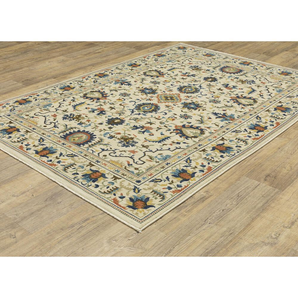 Oriental Weavers Francesca FR10A 3&#39;3&quot; x 5&#39; Ivory Area Rug, , large