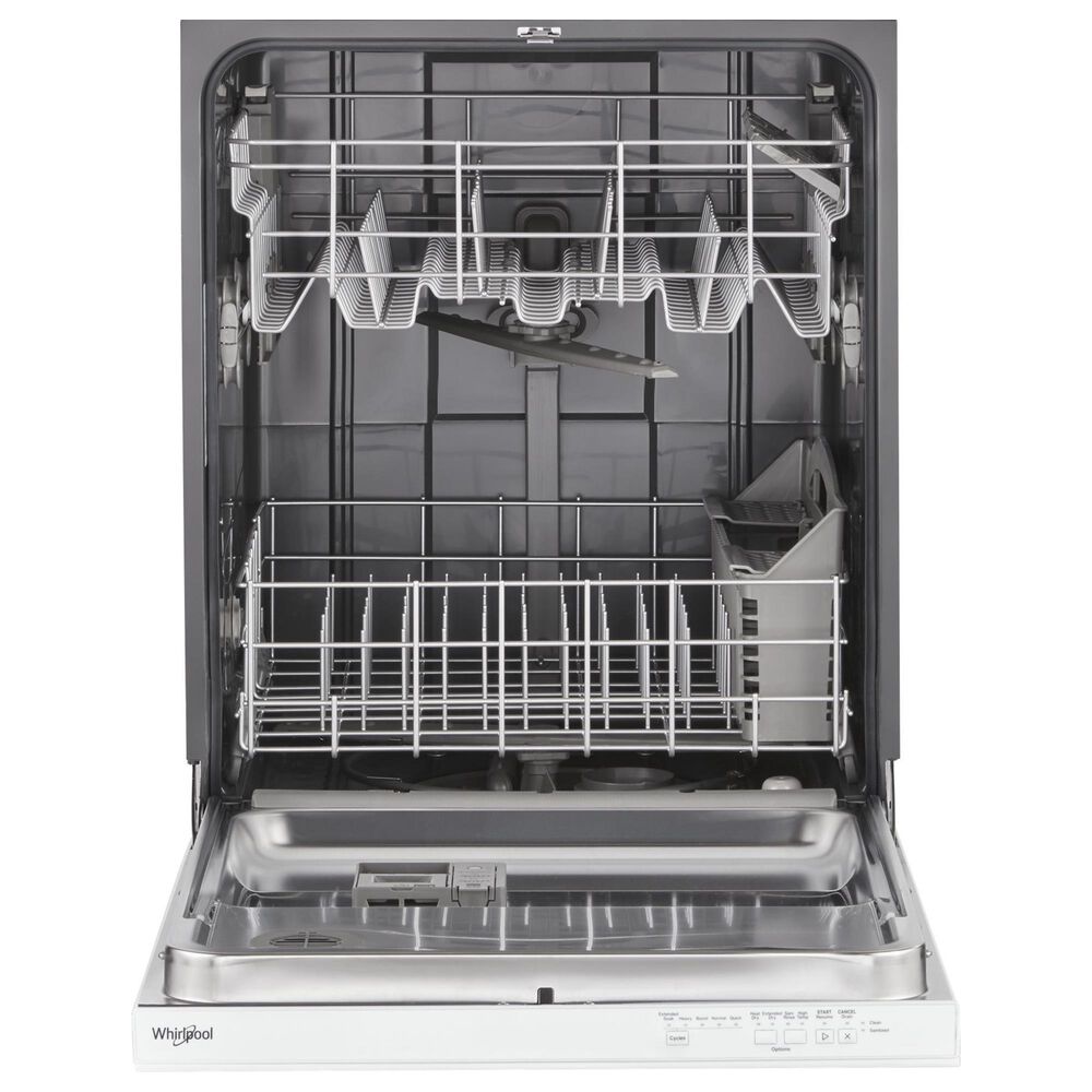 Whirlpool 24&quot; Pocket Handle Dishwasher in White, , large