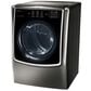 LG SIGNATURE 9.0 Cu. Ft. Electric Dryer With Steam in Black Stainless Steel, , large