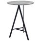 Zuo Modern Metz Bar Table in Grey Marble and Black, , large