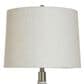 Flair Industries Ridged White Wash Table Lamp, , large