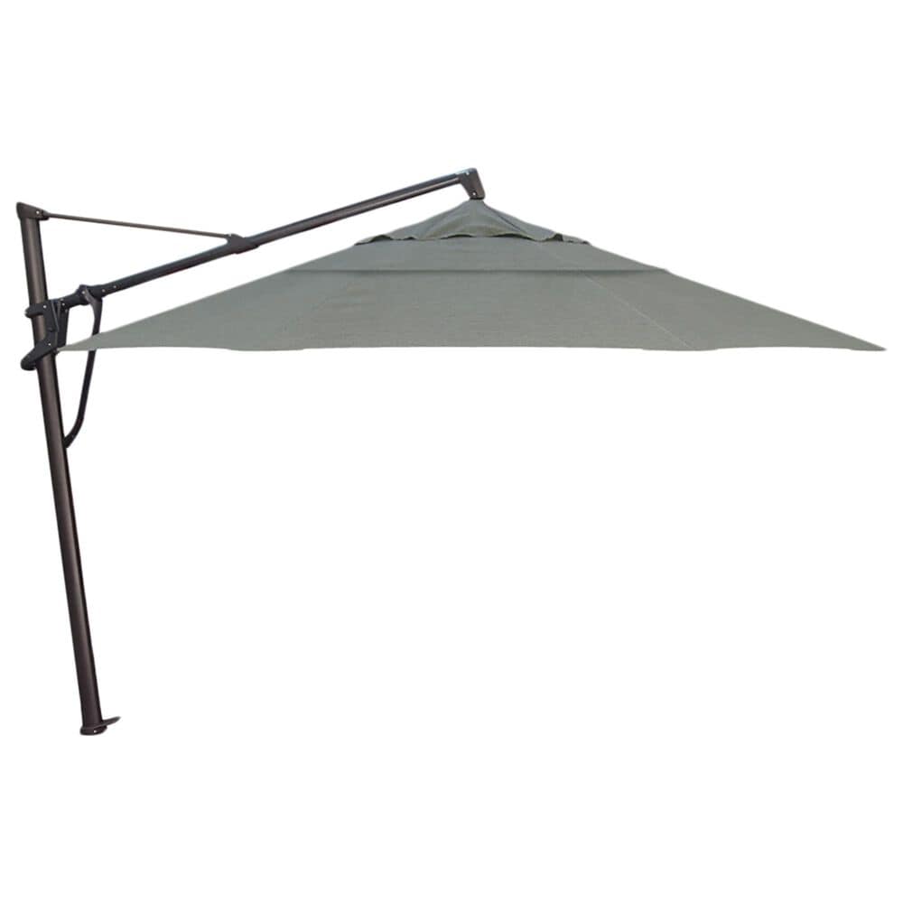 Garden Party 13" Sterling Cantilever Umbrella in Black Frame without Base, , large