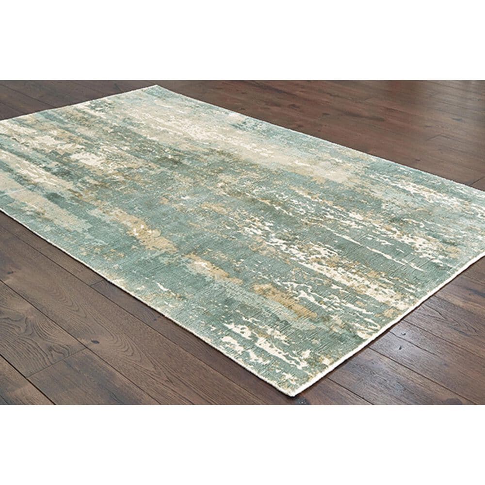 Oriental Weavers Formations 70002 9&#39; x 12&#39; Blue Area Rug, , large