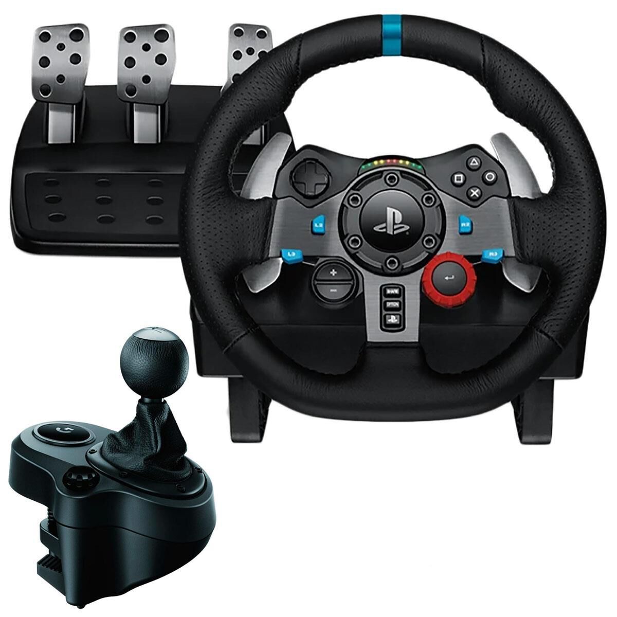 Logitech G29 Racing Wheel and Pedals + Driving Force Shifter for  PlayStation 5