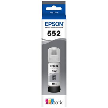 Epson Claria EcoTank Premium T552 70mL Dye Ink Bottle in Gray, , large