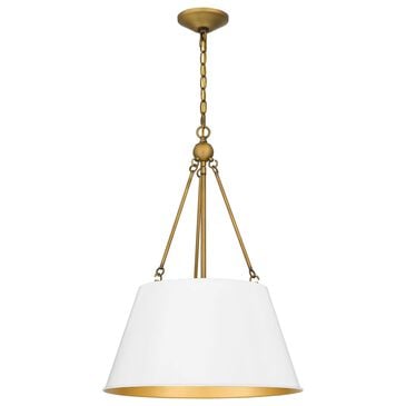 Quoizel Aberdale 4-Light Pendant in White and Gold, , large