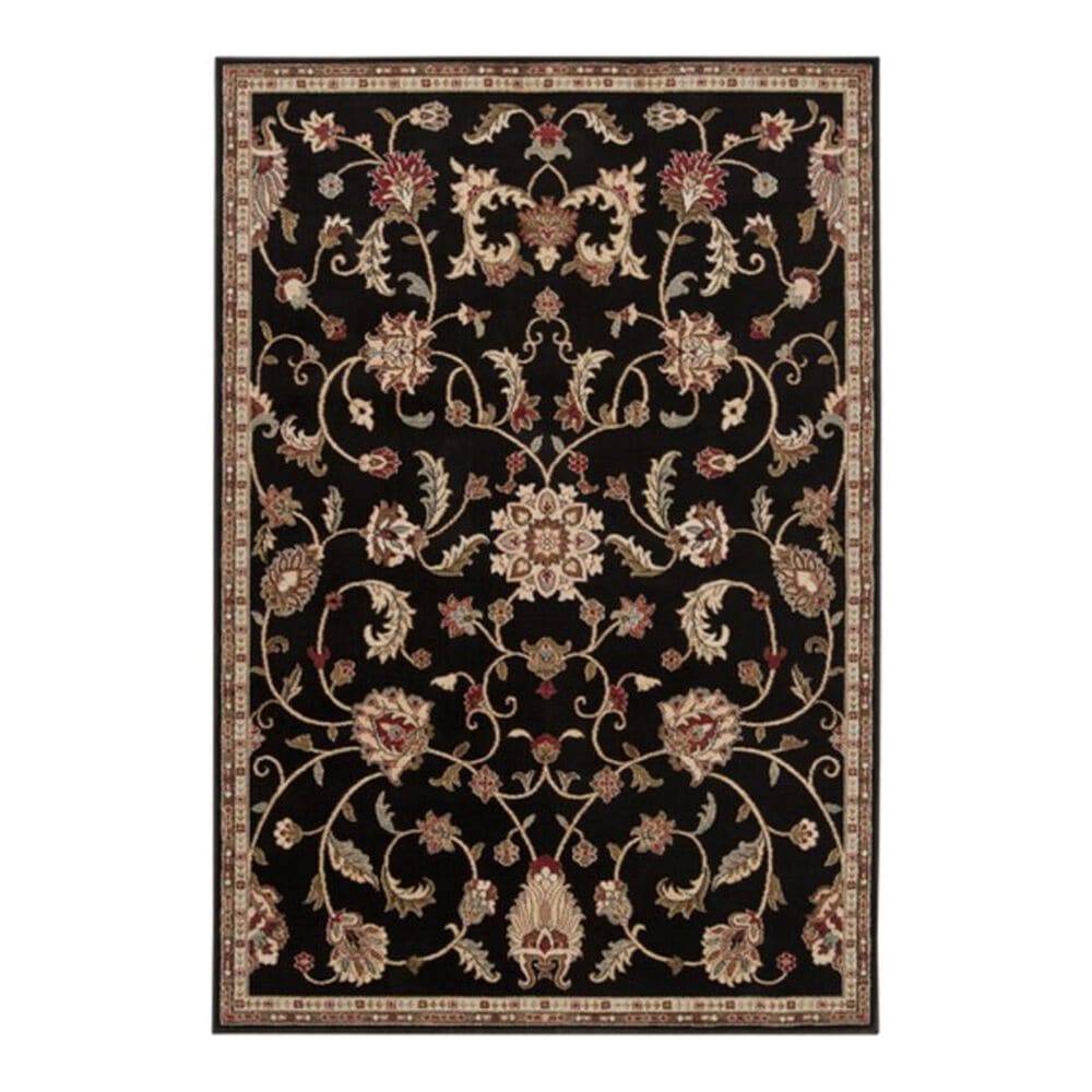 Surya Riley RLY-5025 4" x 5"5" Black/Tan/Orange Area Rug, , large