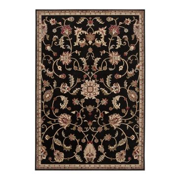 Surya Riley RLY-5025 4" x 5"5" Black/Tan/Orange Area Rug, , large