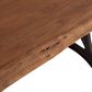 Home Trends & Design Organic Forge 94" Dining Table in Raw Walnut and Antique Zinc, , large