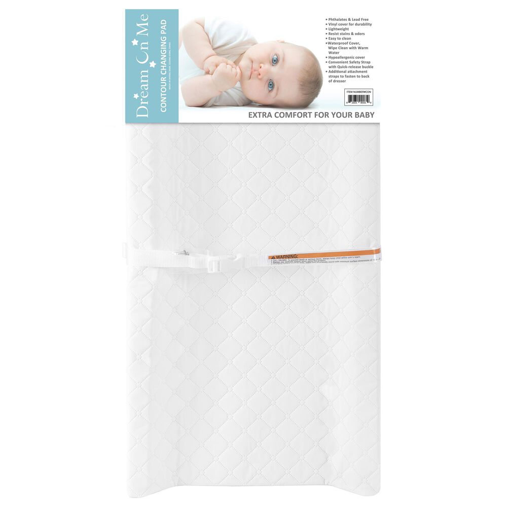 Evolur Contour Changing Pad in White, , large