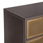 Home Trends & Design Brooklyn 3-Drawer Sideboard in Gunmetal and Brass, , large