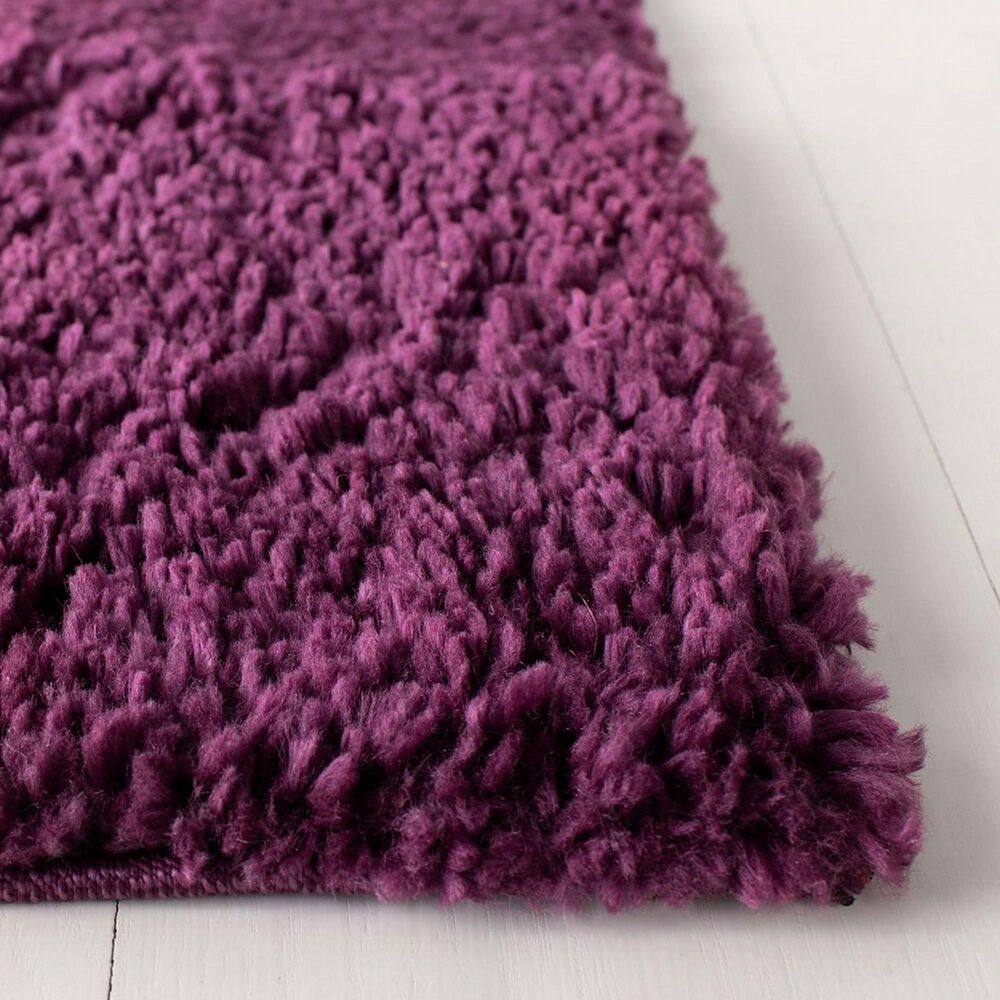 Safavieh August Shag 2&#39;3&quot; x 12&#39; Purple Runner, , large