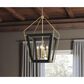 Quoizel Abbeville 4-Light Pendant Ceiling Light in Earth Black and Gold, , large