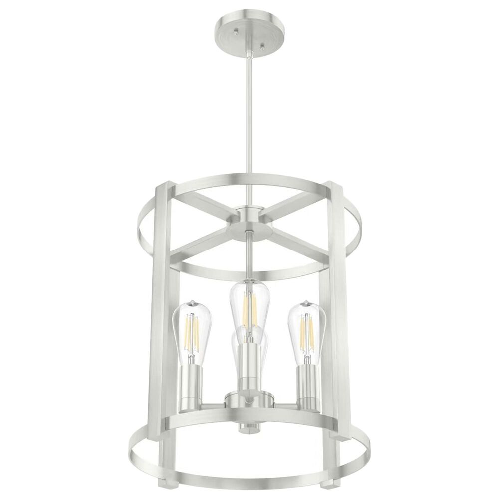 Hunter Astwood 16&quot; 4-Light Chandelier in Brushed Nickel, , large