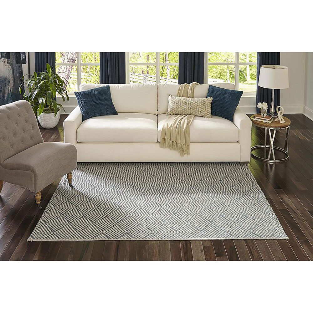 Momeni Como COM-3 10&#39; x 13&#39; Blue Area Performance Rug, , large