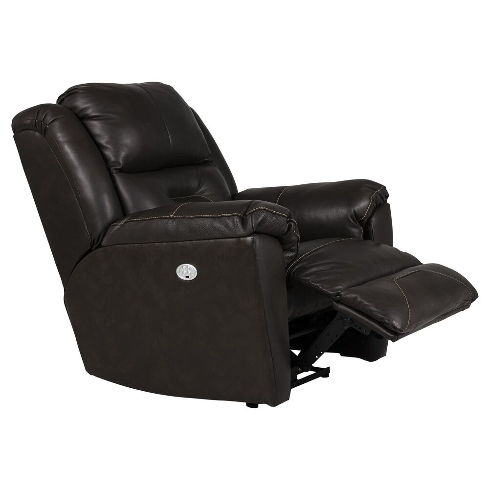 Southern Motion Pandora Power Wall Recliner with Power Headrest in Fossil Brown, , large