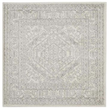 Safavieh Adirondack ADR108B-4SQ 4" x 4"  Ivory/Silver Square Rug, , large