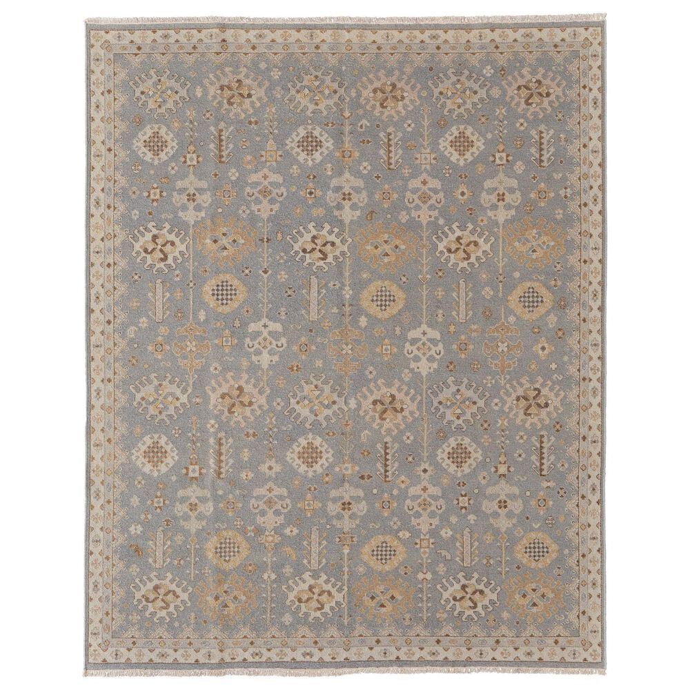 Feizy Rugs Corbitt 3"6" x 5"6" Aqua and Beige Area Rug, , large