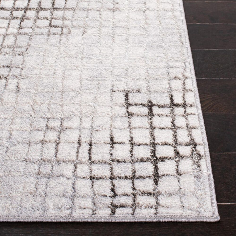 Shuffle 58237 White Geometric Rug