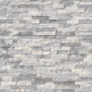 MS International Ledger Alaska Gray 6" x 24" Tumbled Natural Stone Tile, , large
