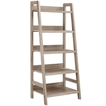 Linden Boulevard Tracey Ladder Bookcase in Gray, , large