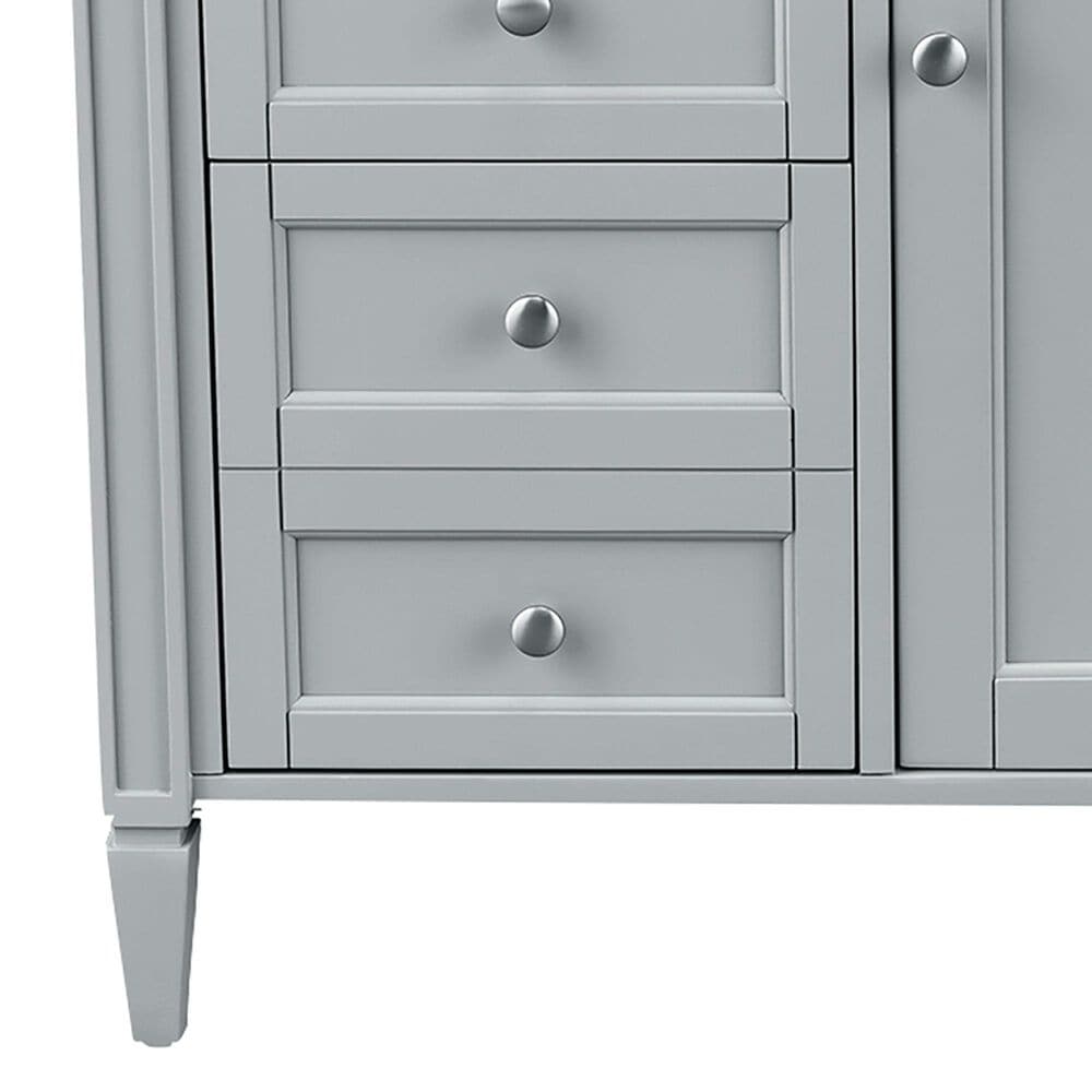 James Martin Brittany 48&quot; Single Bathroom Vanity in Urban Gray with 3 cm Arctic Fall Solid Surface Top and Rectangle Sink, , large