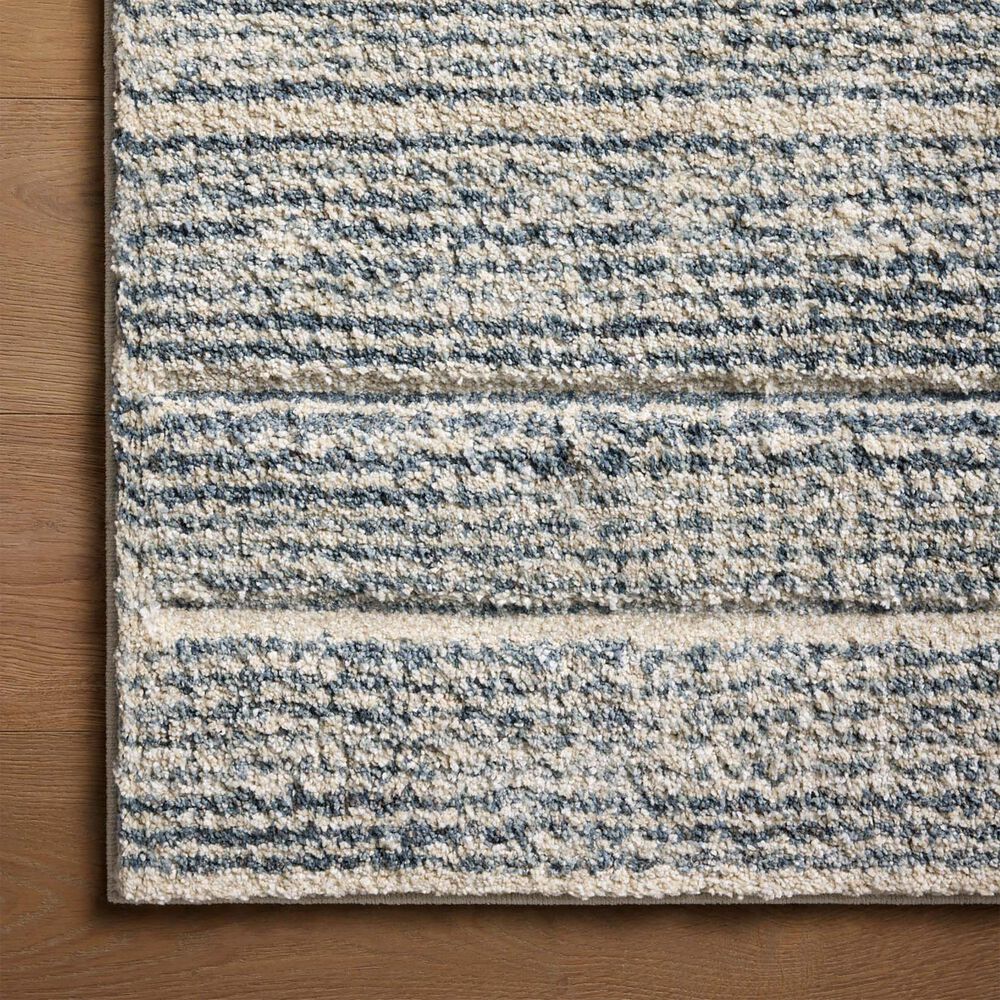 Loloi Silas 6&#39;7&quot; x 9&#39;2&quot; Oatmeal and Blue Area Rug, , large