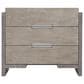 Bernhardt Foundations 3 Drawers Nightstand in Light Shale and Dark Shale, , large