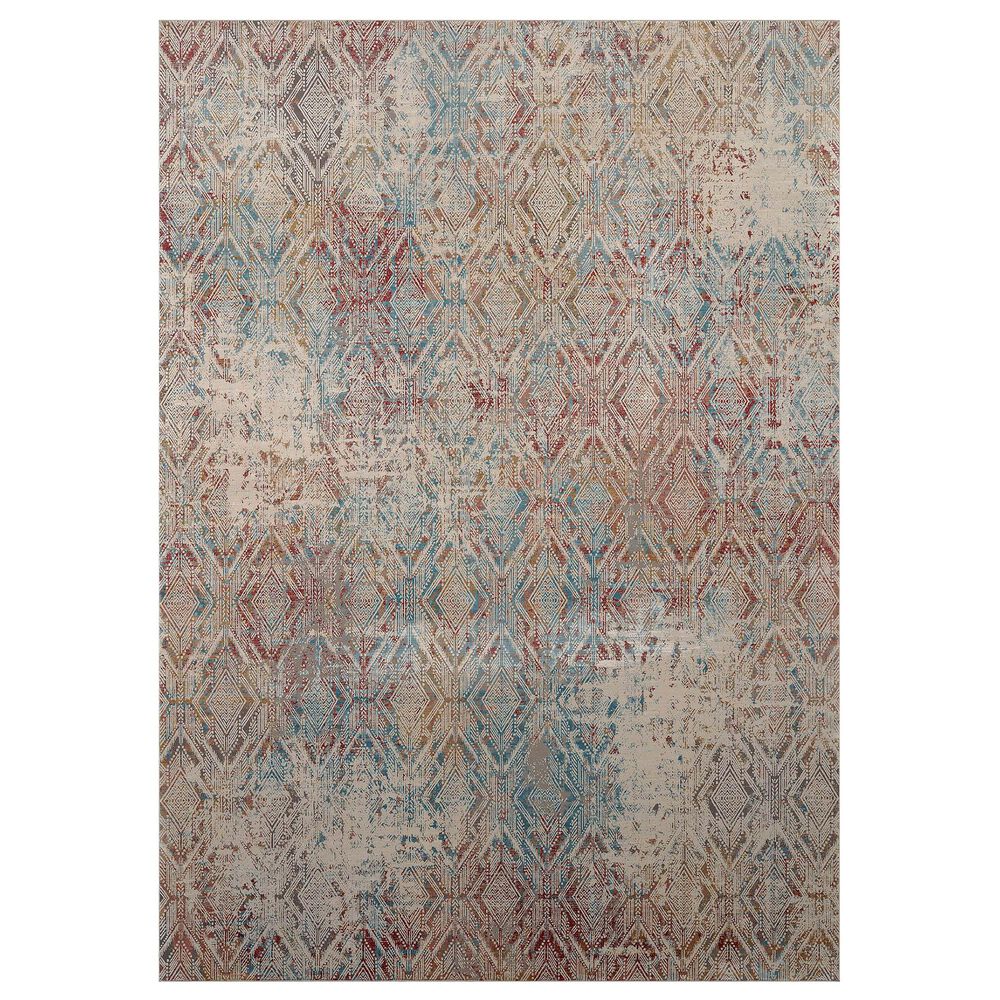 Karastan Tryst Botan RG072-416 12" x 15" Multicolor Area Rug, , large