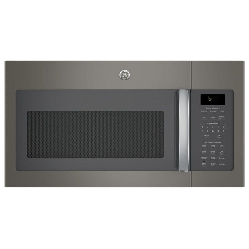 GE Appliances 1.7 Cu. Ft. Over-the-Range Microwave with Sensor in Slate, , large