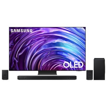 Samsung 77" 4K OLED w/Soundbar Sys, , large