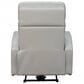 Barcalounger Levi Leather Power Recliner with Power Headrest in Bentley Dove, , large