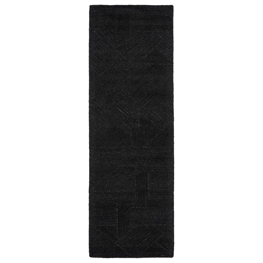 Nourison Ma30 Star 2"3" x 8" Black Runner, , large