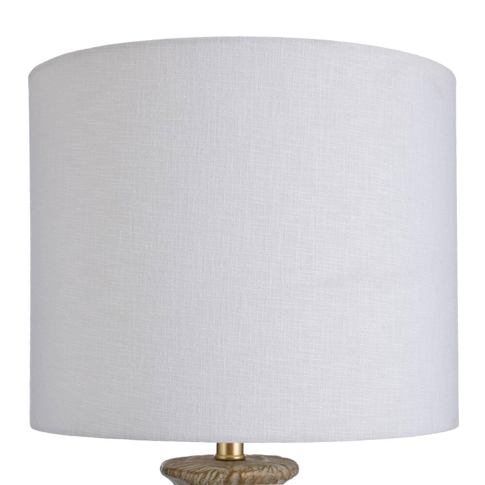 Flair Industries Baffo Table Lamp in Light Gold and Silver Sage, , large