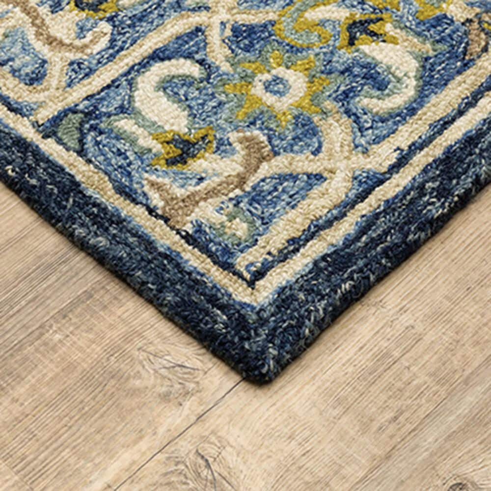 Oriental Weavers Alfresco Oriental 28405 10&#39; x 13&#39; Navy Area Rug, , large