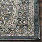 Safavieh Lyndhurst 2"3" x 12" Teal and Grey Runner, , large