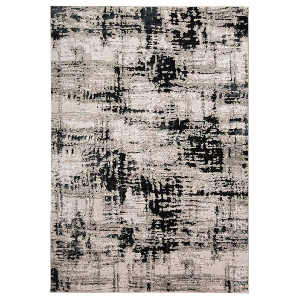 Feizy Rugs Micah 5" x 8" Black Area Rug, , large