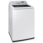 Samsung 4.6 cu. ft. Large Capacity Smart Top Load Washer with ActiveWave™ Agitator and Active WaterJet in White, , large