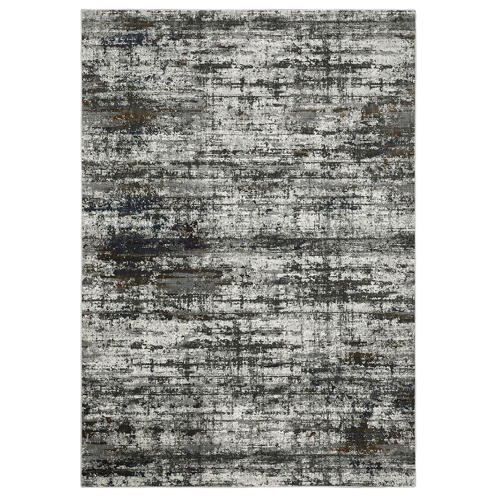 Oriental Weavers Gemini Cryptic 7"10" x 10"10" Charcoal Area Rug, , large