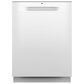 GE Appliances 24" Built-In Pocket Handle Dishwasher in White, , large