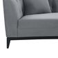 Armen Living Melange Sofa in Gray Velvet, , large