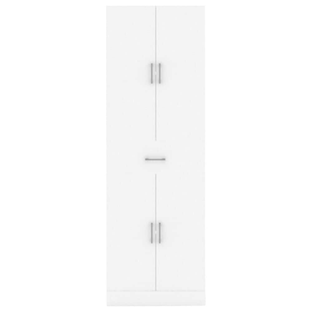 Sauder 1-Drawer Storage Cabinet in White, , large