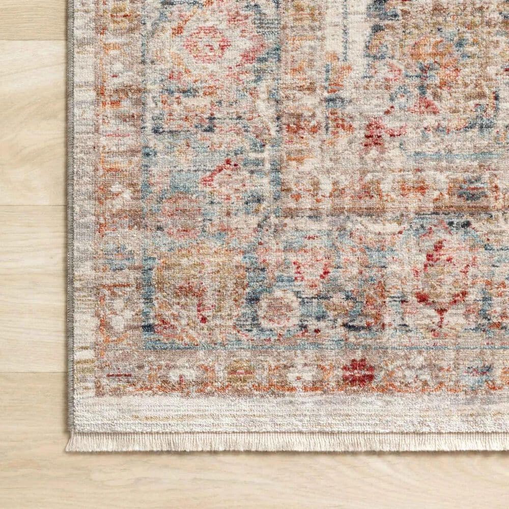 Loloi Claire CLE-02 7&#39;10&quot; x 10&#39;2&quot; Ivory and Ocean Area Rug, , large