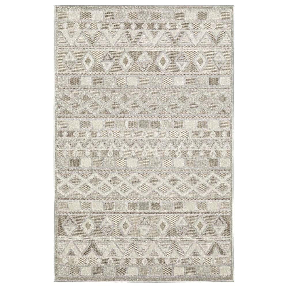 Oriental Weavers Tangier TAN09 5"3" x 7"6" Beige Area Rug, , large