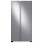 Samsung 23 Cu. Ft. Smart Counter Depth Side-by-Side Refrigerator in Stainless Steel, , large