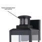 Vaxcel International Co. Ltd. Kinzie Dualux 5-in. Outdoor Motion Sensor Wall Light in Black, , large