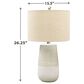 Signature Design by Ashley Shavon Table Lamp in Beige and White, , large