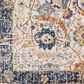 Surya Harput HAP-1014 7"10" x 10"3" Blue, Orange and Saffron Area Rug, , large