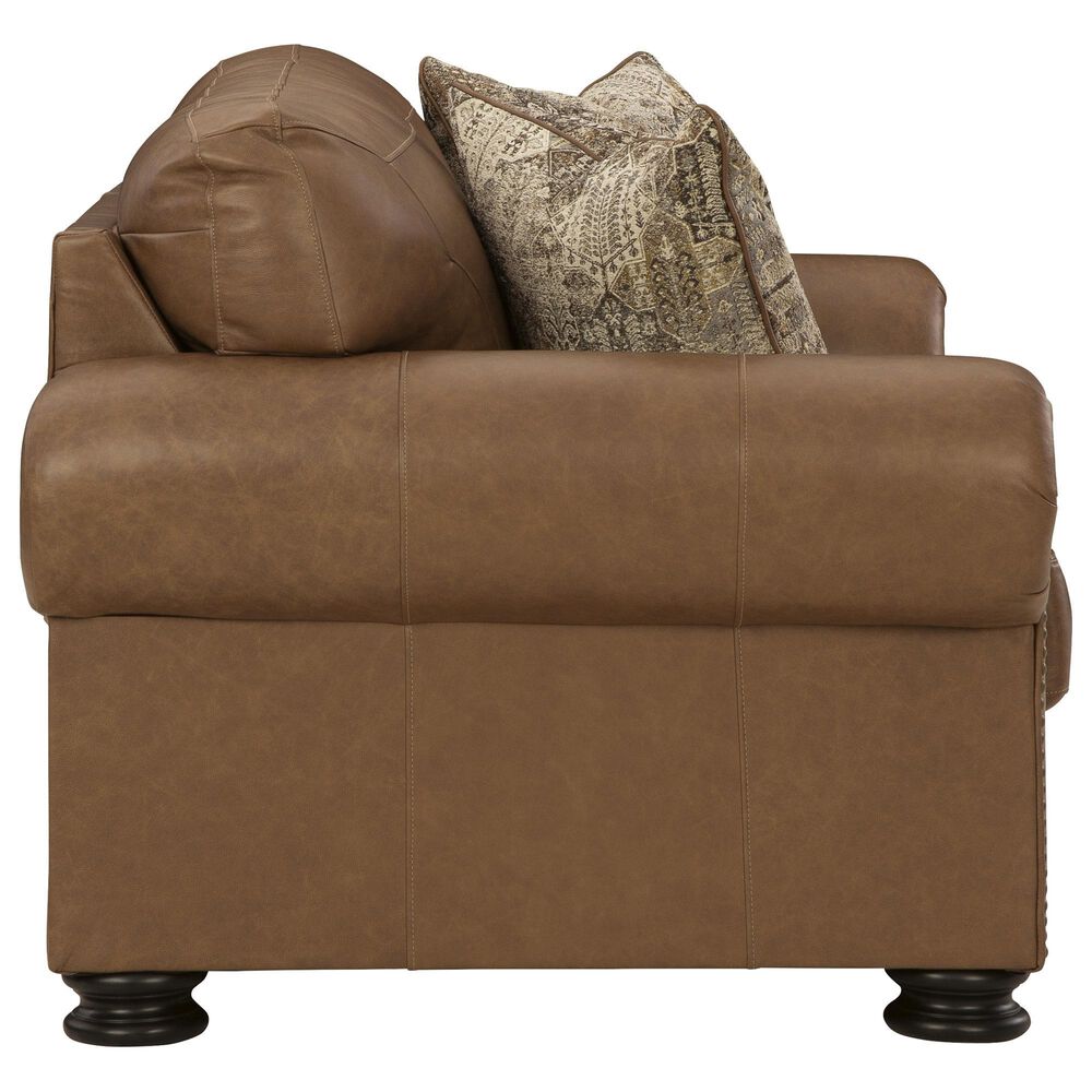 Signature Design by Ashley Carianna Stationary Loveseat in Caramel, , large